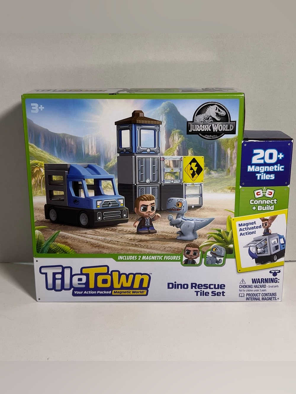 Jurassic World TileTown Dino Rescue Tile Set - Blue